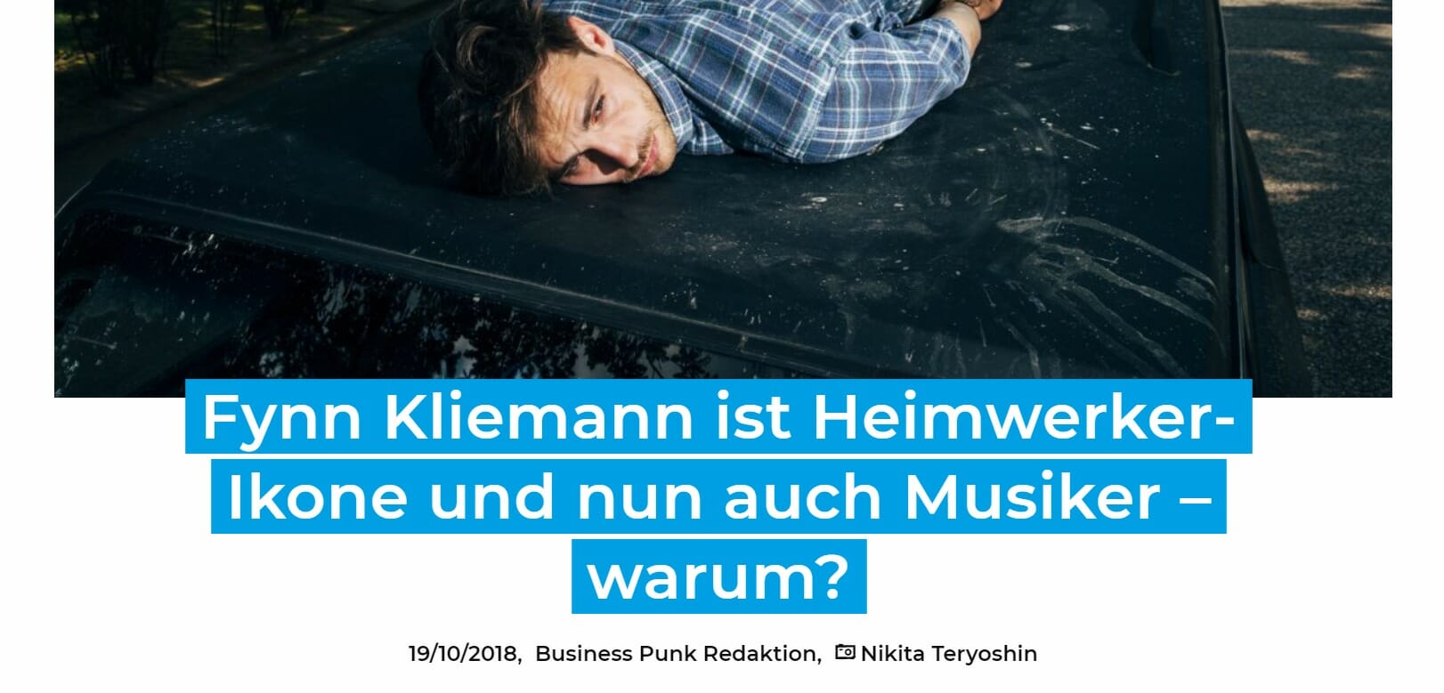 Fynn Kliemann auf Business Punk